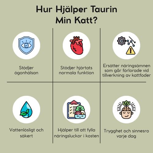 Taurin för Katter - SE